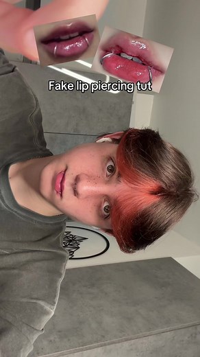 DIY Fake Lip Piercing Tutorial