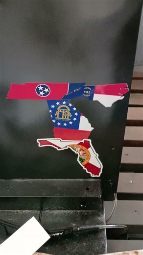 River Rat Travel Stickers! 4 States Since February – Florida, Georgia, NC & Tennessee 🚤