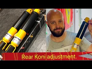 Koni Sport adjustable rear shock absorbers. How to adjust them