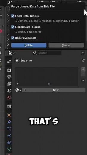 Make Blender Files Smaller in Seconds
