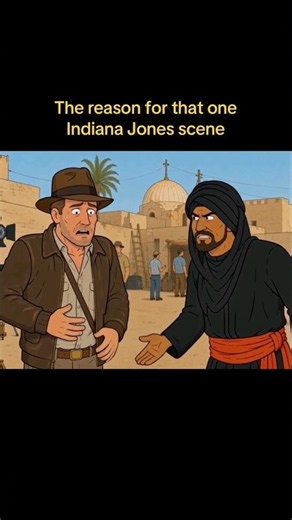 The reason for that one Indiana Jones scene