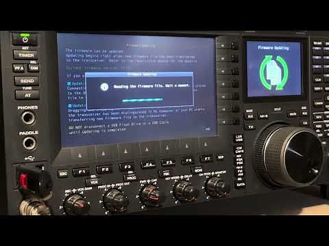 Kenwood TS-990s Firmware Upgrade from 1.25 to 1.26 September 26th 2023