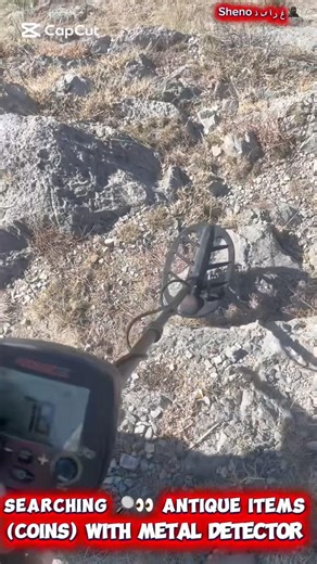 Searching 🔎👀 antique items (coins) with metal detector #antiques #metaldetecting #old #oldcoins