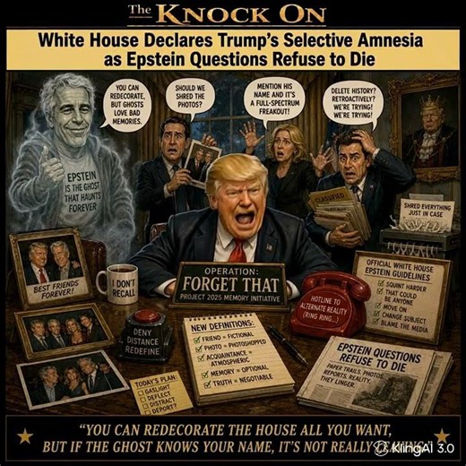 Epstein Who? Trump's Selective Amnesia Come back June 13, 2026