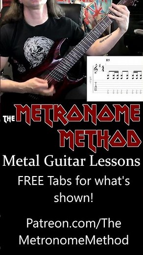 7-String 3/4 Rhythm Over 4/4 Metronome