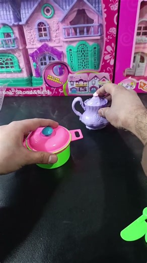 Satisfying With Unboxing Pink Kitchen Cupcake Set Toys #shorts