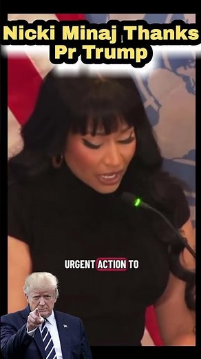 Nicki Minaj Thanks Pr Trump For Standing Up For Persecuted Christians in Nigeria