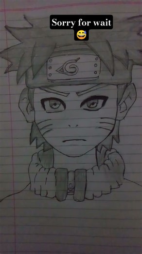 Naruto sketch | Naruto uzumaki sketch #viral #shorts