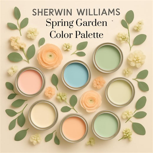Spring Garden Palette – Sherwin-williams Pastel Harmony | Whole-house Color Scheme | Instant Download - Etsy
