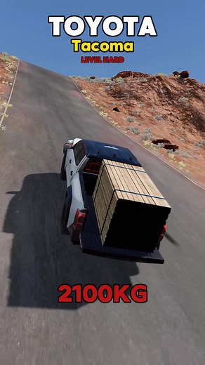 1K views | Toyota Tacoma pickup truck carries 2100kg load up easy and hard desert hills | Turbo LoadX | Facebook