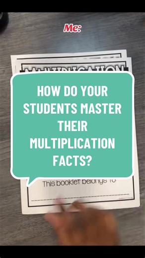 These workbooks are game changers in classrooms all across the country! Give students a packet to work on each week and watch their fluency build over time! #multiplicationfacts #mathfactfluency #mathfacts #teachingmultiplication #teachertiktok
