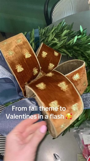 Quick ribbon refresh for Valentine’s Day. Repurpose some red ribbon from Christmas and just added in purple and pink that I used in my daughter‘s room for her Christmas decoration. And I love these preserved olive wreaths as a base. These are from target #target #wreaths #valentines #frontdoor