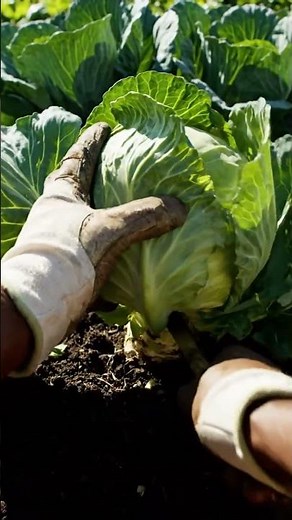 How to Harvest Cabbage Properly | Easy Tips for Fresh & Healthy Cabbage #cabbageharvest