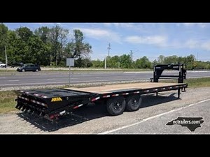 Gooseneck Trailer: Big Tex 102x25 (20+5) 16K Mega Ramps - 14GN