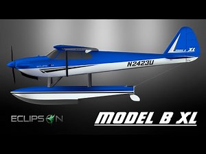 Eclipson Model B XL flight video - 3D printed seaplane