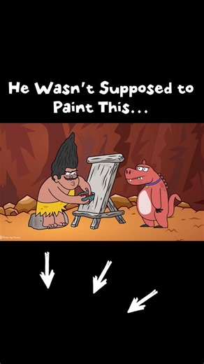 He Was Never Supposed to Paint This | Stone Age Dudes Animation