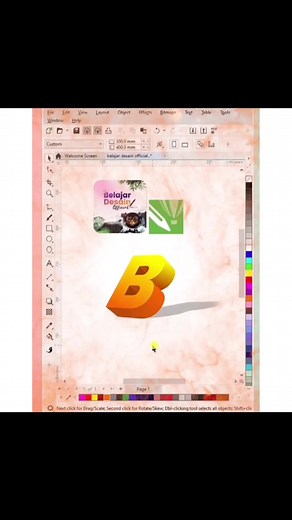 Tutorial Desain Teks 3D di CorelDRAW