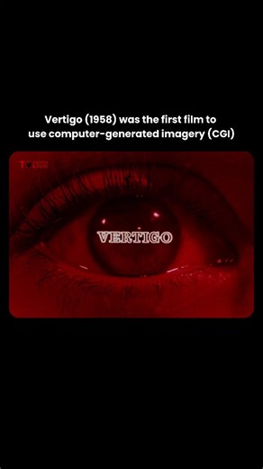 To Catch A Film on Instagram: "Vertigo (1958), directed by Alfred Hitchcock, is considered the first film to use computer-generated imagery through its iconic opening title sequence. Designed by Saul Bass and created by animation pioneer John Whitney Sr., the hypnotic spiral visuals were generated using analog computers originally built for military purposes"