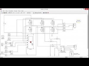 3 phase 50Hz inverter with sine wave filter simulation in matlab simulink