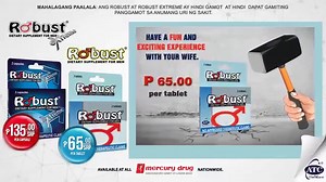 Para sa mas astig na samahan kay Misis, samahan ito ng Robust! Dahil ang tunay na ASTIG na lalaki laging pinapasaya si Misis! | Robust Dietary Supplement