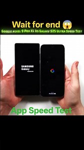 Pixel 9 Pro XL vs Galaxy S25 Ultra Speed Test – Who Wins? #shorts #tech #trending