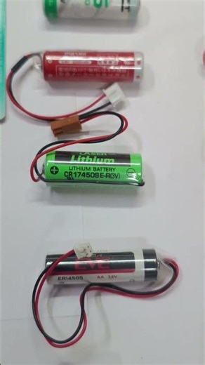 plc control battery 3.6v 6v #cncmachine #cncbattery #fanucrobotics #siemensv#controlbattery #cell