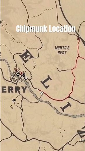 Chipmunk Location #arrakisstudio #gaming #rdr2 #reddeaddredemption #xbox #rdrgameplay