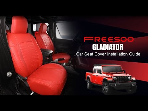 2020-2024 Jeep Gladiator Seat Cover Installation Guide - FREESOO(D011 Style)