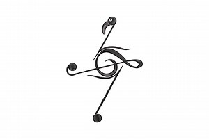 Music Note Embroidery Design, Music Note Machine Embroidery, 4 Sizes, Instant Download - Etsy