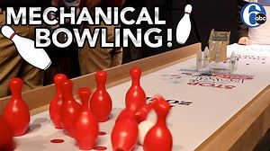 45K views · 178 reactions | NEXT-LEVEL BOWLING: Students from the Black Horse Pike Regional School District put their engineering skills to the test in a bowling tournament! Each team built a mechanism out of wood, CDs, mouse traps and more to "Stop, Drop and Bowl" for the win! 6abc was there to see these striking inventions in action! | 6abc Action News | Facebook