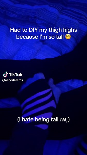 DIY Thigh Highs for Tall Individuals - Craft Ideas