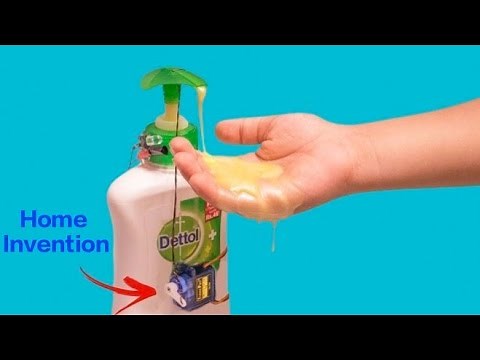 Build Automatic Hand Soap/Sanitizer/Dispenser Machine at Home