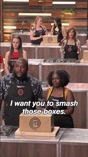 “what are we gonna cook with a mallet?” 😅 #masterchef