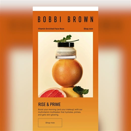 Email Design Inspiration by Bobbi Brown Cosmetics | Email Love