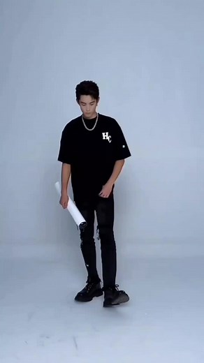 Creative Poster Reveal by Young Adult Male