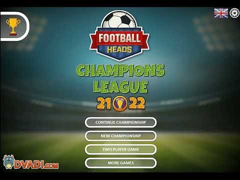 Champions league 2021-22 football heads (DVADI)