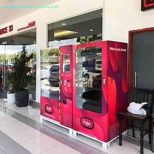[Hot Item] Smart 24 Hours Self-Service Automatic Milk Food Snack Drink Outdoor Vendlife Vending Machine