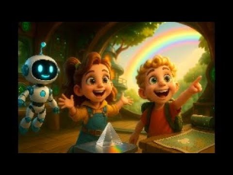What Makes a Rainbow? | Kids Learning Video About Light, Colour & Rain!