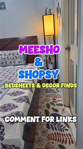 Meesho bedroom decorating ideas #rental #shortfeed #mustbuyitems #meeshofinds #homedecor #meesho