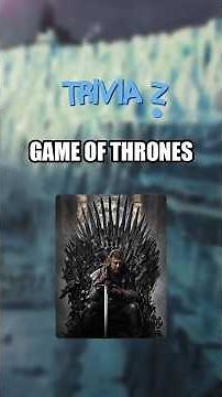 ¿Eres un verdadero fan de Juego de Tronos? ⚔️🔥 | Quiz de 9 preguntas #GameOfThrones #Quiz #Trivia