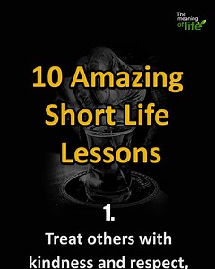 18K views · 235 reactions | 10 Amazing Short Life Lessons | The meaning of life | Facebook