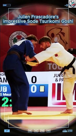 Elevating Judo: Julien Frascadore's Impressive Sode Tsurikomi Goshi! 💪🌟 #shorts #judo