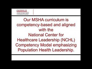 Master of Public Health (MPH) & MS in Health Administration programs at University of Louisville