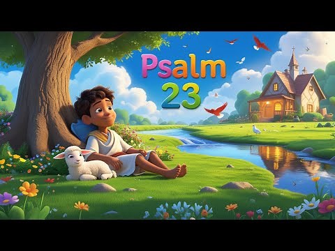 The Lord Is My Shepherd/ Psalm 23 Song for Kids/ (With Lyrics)