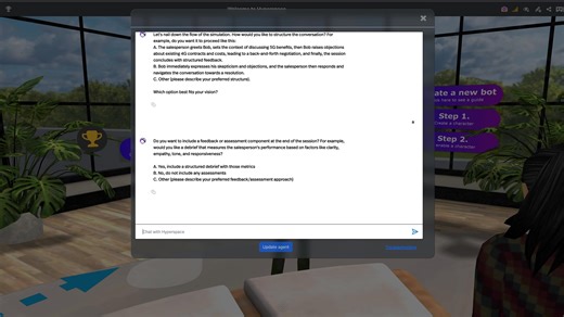 Who else wants hassle-free, realistic sales practice? We just created a fully interactive AI sales training scenario in under 60 seconds. No actors. No awkward peer role-plays. No waiting. 💡 Imagine your sales team practicing with a realistic AI buyer that pushes back on price, implementation, and ROI—anytime they want. In our latest demo, we show you how to: ✅ Build objection-handling simulations fast ✅ Create detailed buyer personas in minutes ✅ Get immediate feedback after every interaction 