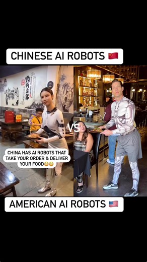 1.7M views · 2.7K reactions | Chinese AI robots  vs American AI Robots  Did they steal our robot tech?? 料類 | Madd Chadd | Facebook