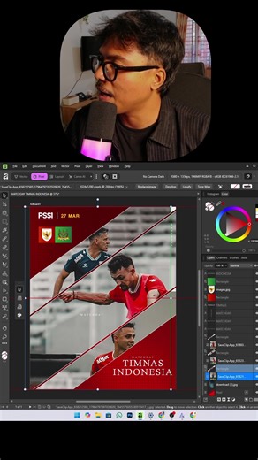 Cliping mask di affinity janga salah yaaaa #tutorialaffinity