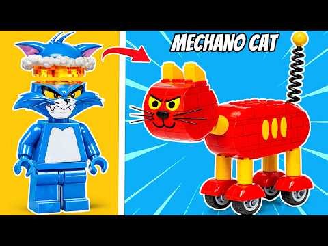 LEGO Tom and Jerry Hacks 200IQ Building Brain | RINO Bricks