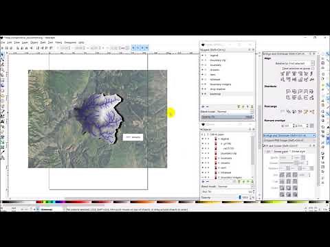 Add QGIS legend and scalebar to Inkscape map