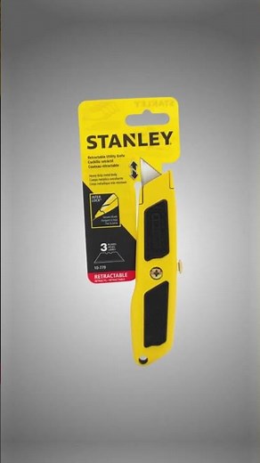 Introducing the Stanley Dynagrip Retractable Blade Utility Knife.
